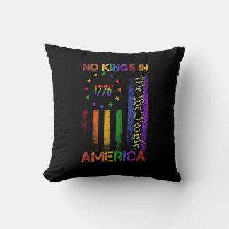 Coussin Protestation Patriotique Pas De Rois En Amérique