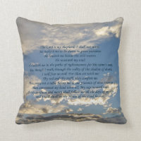 Psaume 23 Belle Bible Verse Bleu chrétien