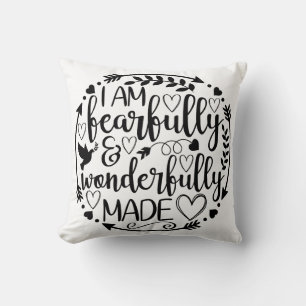 Coussin Psaume 39 Merveilleusement fait Christian Scriptur