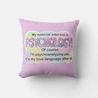 Coussin Psychologie de l'oreiller Langage de l'amour (TDAH