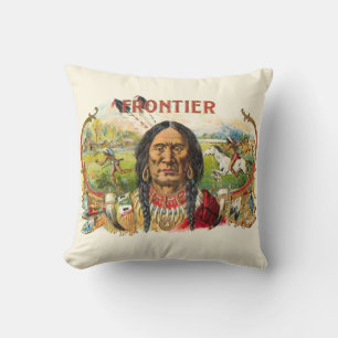 Coussin Publicité de cigar Frontier