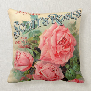Coussin Publicité de roses de Scotts