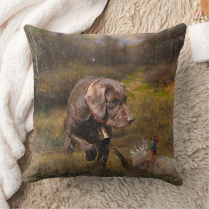 Coussin Pudelpointers, Chasse faisan