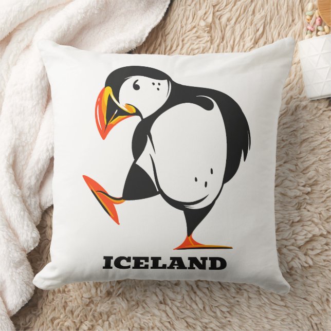 Coussin Puffin d'Islande (Couverture)