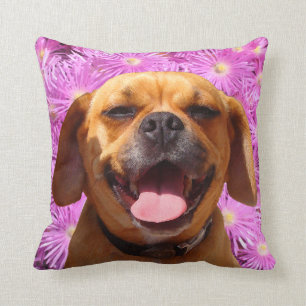 Coussin Puggle mignon