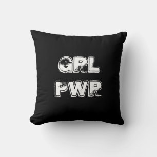 Coussin Puissance de la fille -