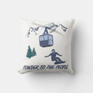 Coussin Puissance du snowboard pour le peuple Station de s