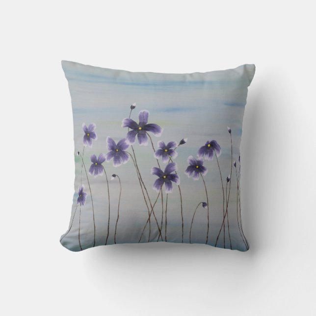 Coussin Puissance violette (Recto)