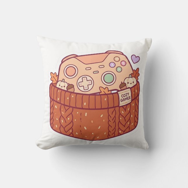 Coussin Pull pastel kawaii pour manette de jeu  (Recto)