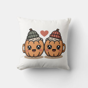 Coussin Pumpkin Couple Pillow – Cute Cozy Fall Home Décor