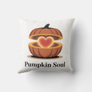 Coussin Pumpkin Soul Cozy Fall Pillow