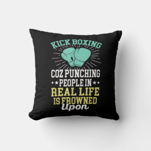 Coussin Punch Les Gens Sont Congelés Sur Ki Sarcastique Dr