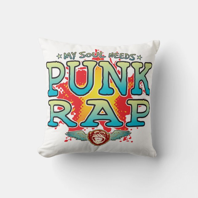 Coussin Punk Rap Soul Cushion (Recto)