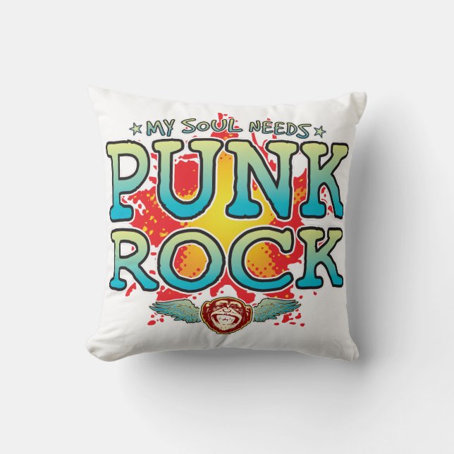 Coussin Punk Rock Soul Cushion (Recto)