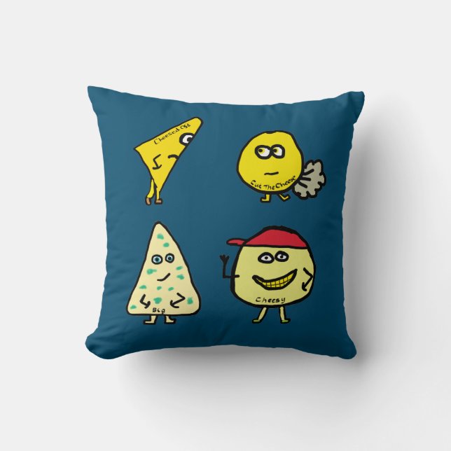 Coussin Puns au fromage (Recto)