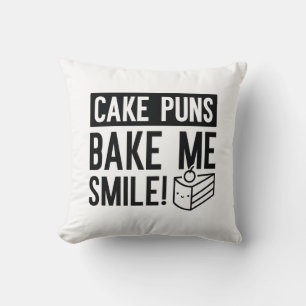 Coussin Puns De Gâteaux M'Afaire Sourire