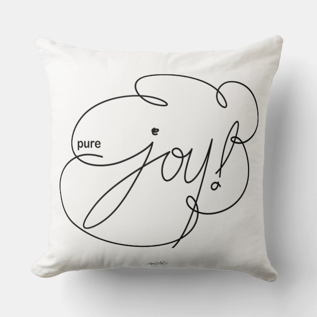Coussin pure JOY - Nuage gras (Recto)