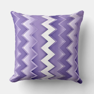 Coussin Purple Chevron