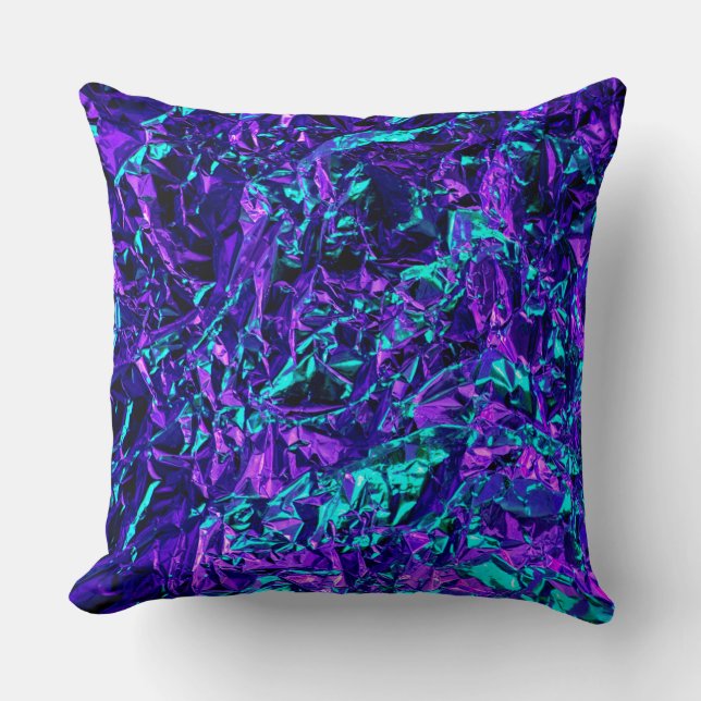 Coussin Purple et Turquoise (Recto)