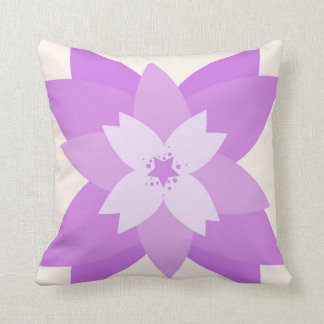 Coussin Purple Flower