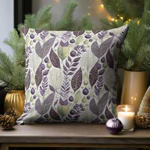 Coussin Purple Gre Noël Joyeux Motif #21 ID1009