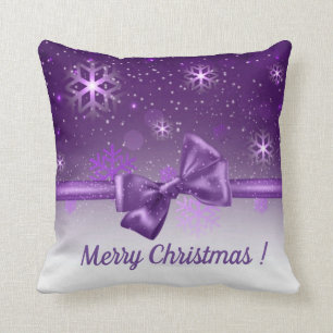Coussin Purple hivernal