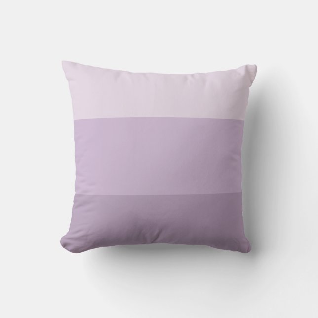 Coussin Purple Ombre rayé (Recto)