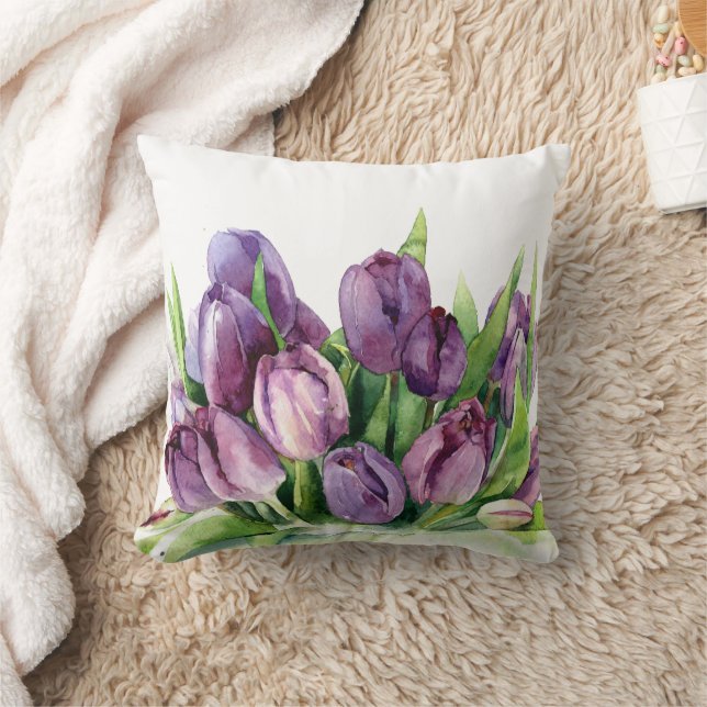 Coussin Purple Tulips (Couverture)