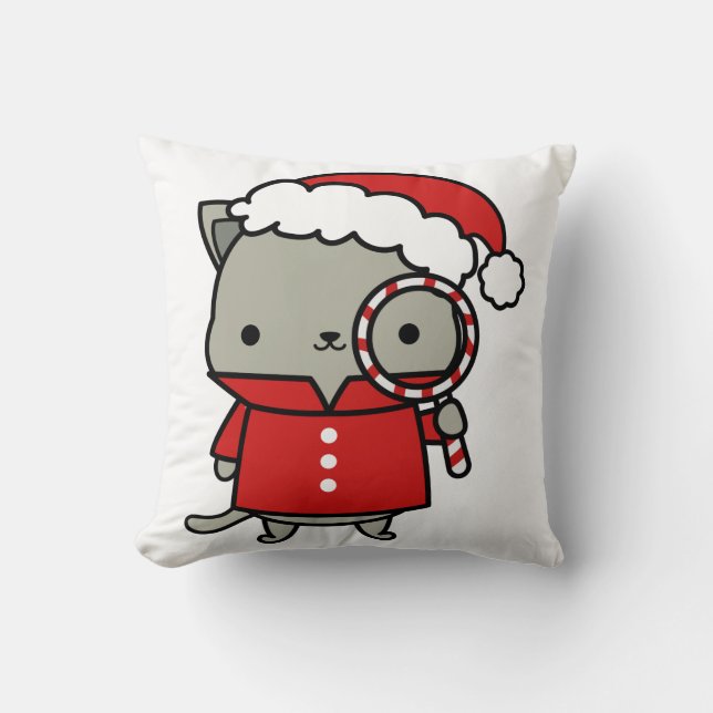 Coussin Purrlock Claus & MoriarTEA (Recto)