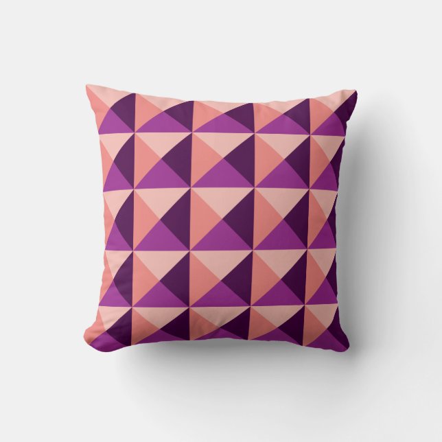 Coussin Pyramides géométriques (Recto)