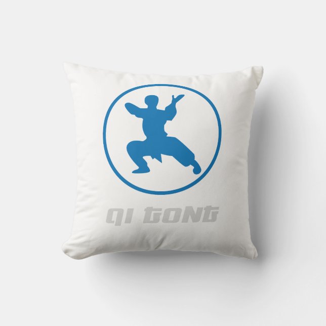 Coussin Qigong Martial Arts Design (Recto)