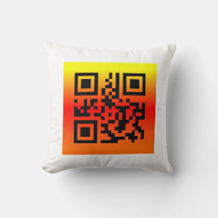 Coussin QR Code® dit : BON THANKSGIVING