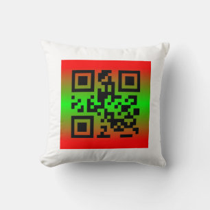Coussin QR Code® Dit : JEUX JOURS FÉRIÉS