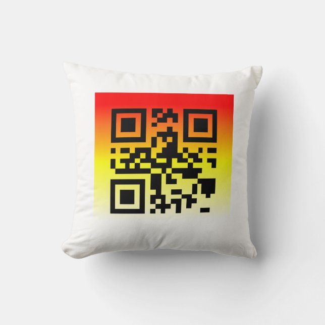 Coussin QR Code® : FÉLICITATIONS (Recto)