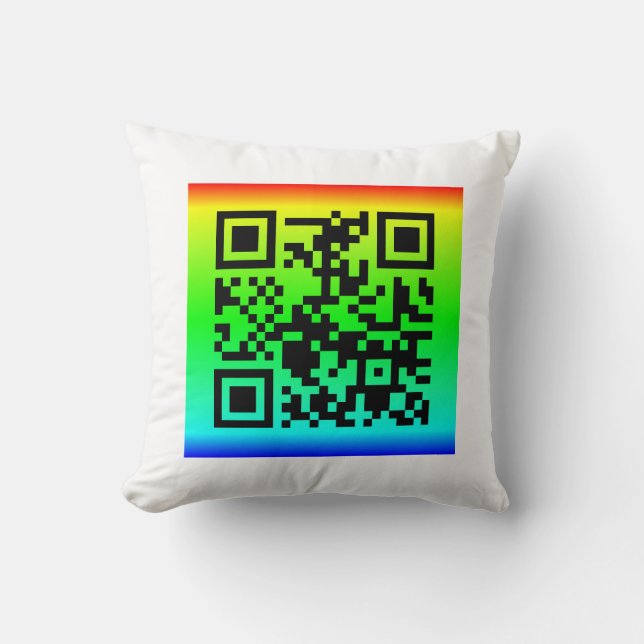 Coussin QR Code® : TOUT VA BIEN SE PASSER (Recto)