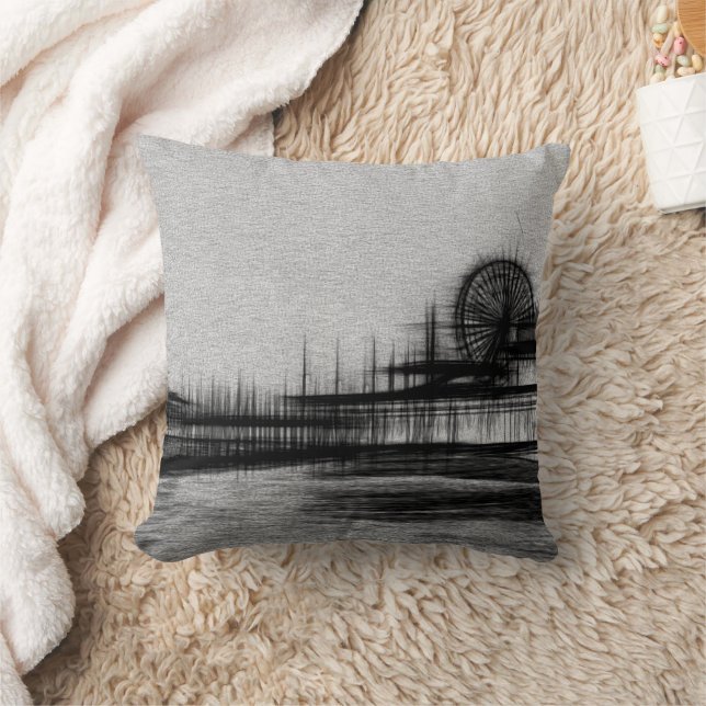 Coussin Quai Père Noël Monica à Bruit Blanc (Couverture)
