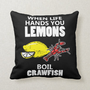 Coussin Quand la vie vous remet les citrons bouillent des