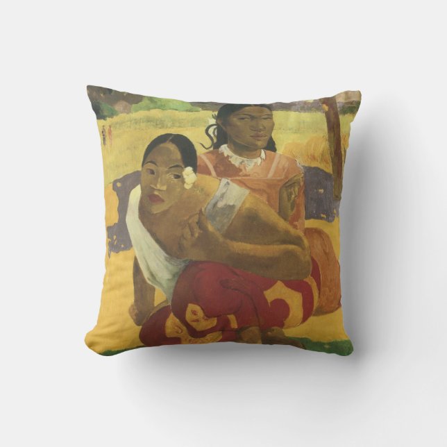 Coussin Quand vous marierez-vous ? par Paul Gauguin, Art V (Recto)