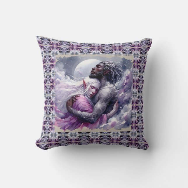 Coussin Quaraun & BoomFuzzy - Embrasser (Recto)