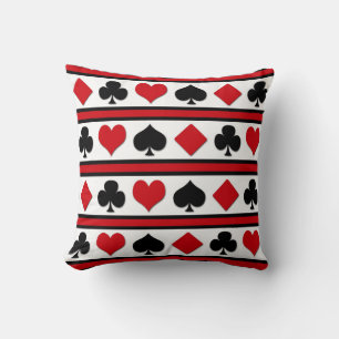 Coussin Quatre combinaisons de cartes