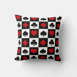 Coussin Quatre combinaisons de cartes