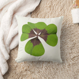 Coussin Quatre feuilles Lucratif Jour de la Saint Patrick 