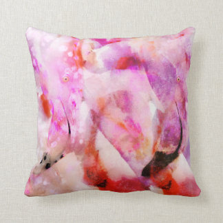 Coussin Quatre Flamants roses