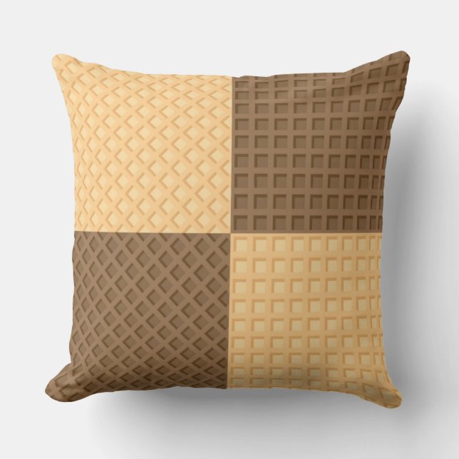 Coussin Quatre gaufrettes (Recto)