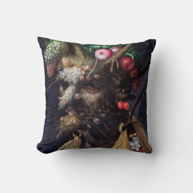 Coussin Quatre saisons en une tête, Arcimboldo (Recto)