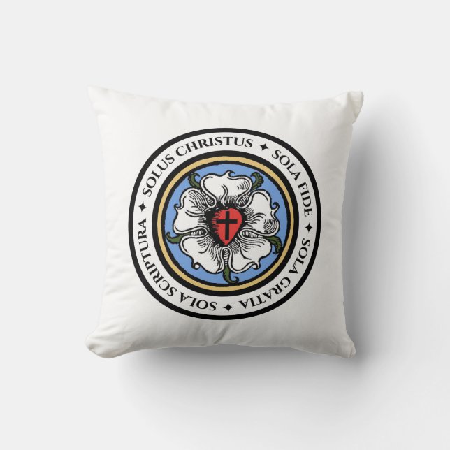 Coussin Quatre Solas (Recto)