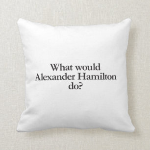 Coussin que ferait alexander hamilton