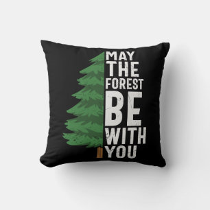 Coussin Que La Forêt Soit Avec Vous