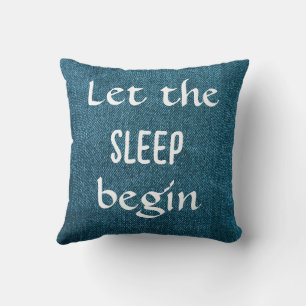 Coussin Que l'aventure (dormir) commence - Double face