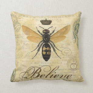 Coussin Queen Bee - Croire à l'oreiller